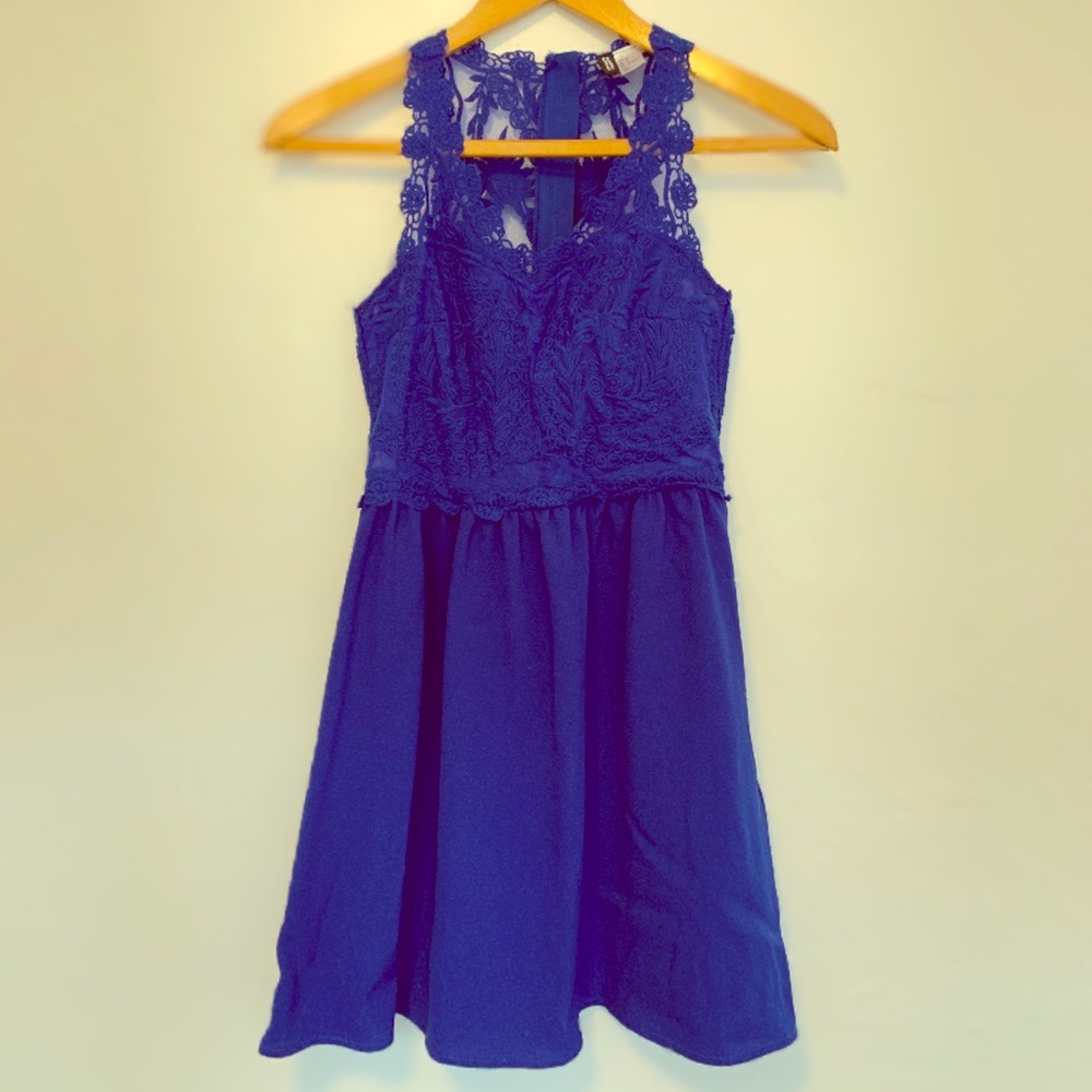 H&M Blue Lace Dress